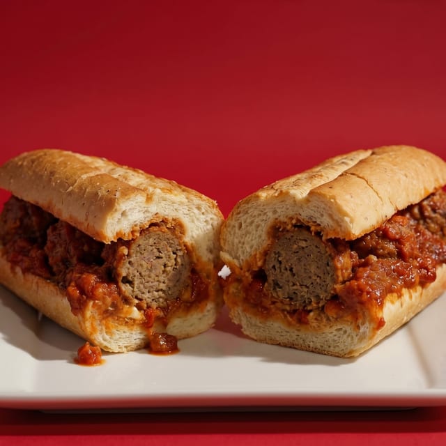 Meatball Parm Sub.