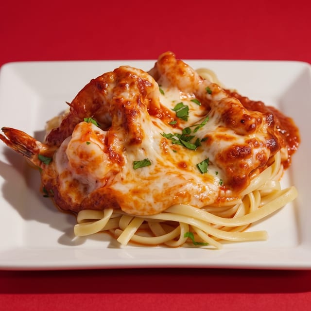 Shrimp Parmigiana.