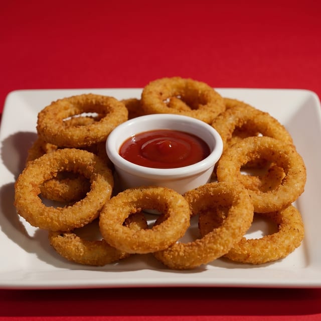 Battered Onion Rings.