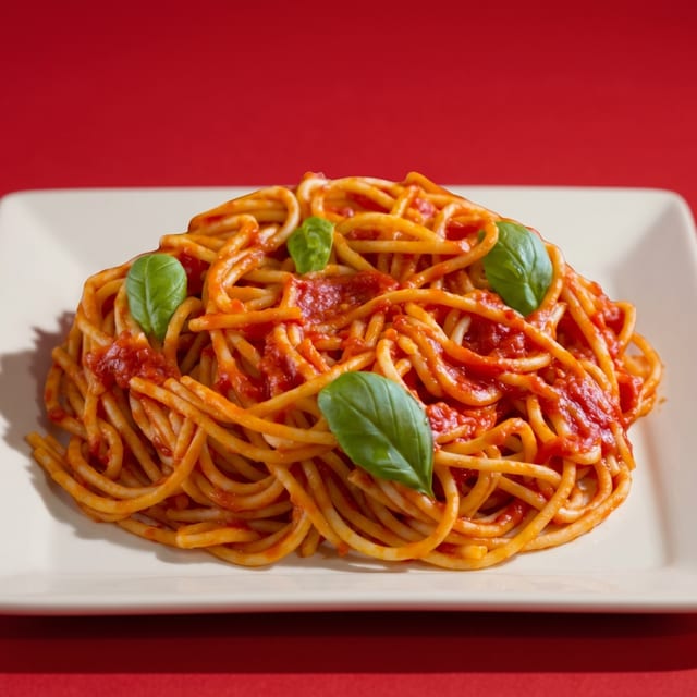 Pasta with Tomato Sauce.