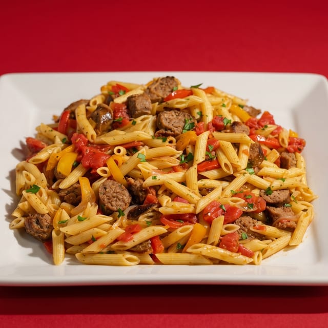 Sausage & Peppers Pasta.