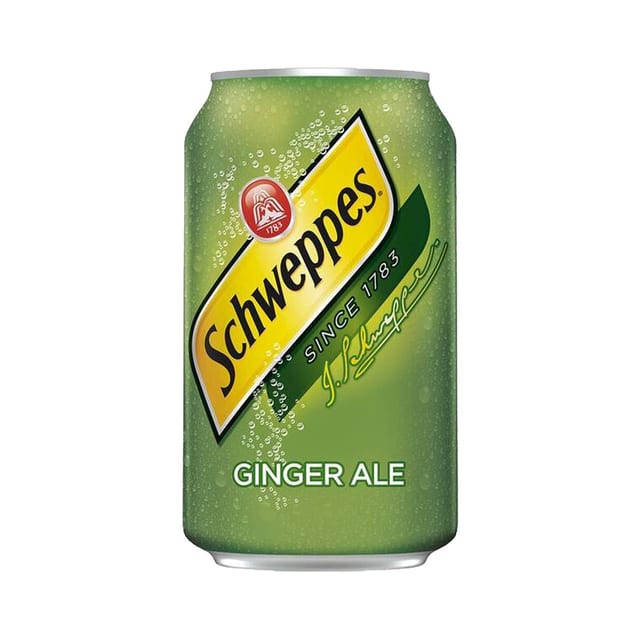 Schweppes Ginger Ale - 12oz Can.