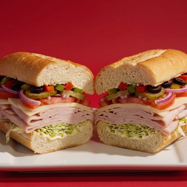 Turkey & Cheese Sub.